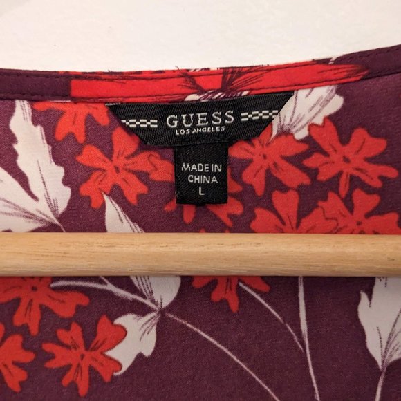 Guess Flower Flowy Blouse - Picture 4 of 5